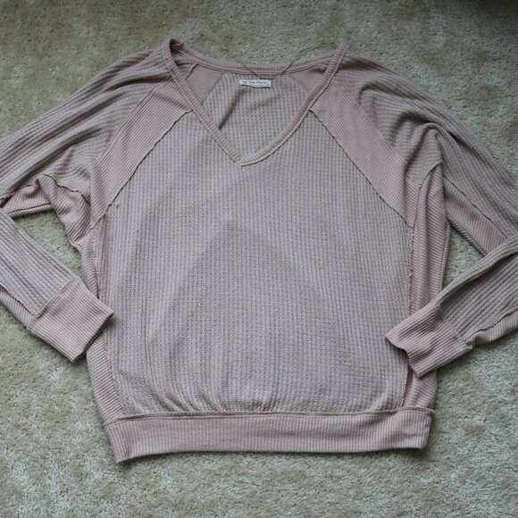 We The Free Pink Long Sleeve Top - Picture 1 of 4
